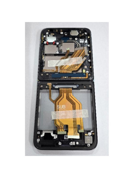 Pantalla para Xiaomi Mix Flip mas tactil negro con marco negro 560002000N800 Service Pack