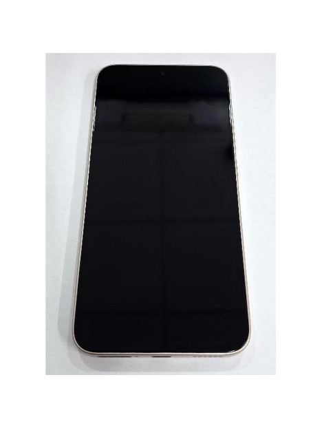 Pantalla para Xiaomi 15T mas tactil negro con marco oro rosado 5600030O12A00 Service Pack