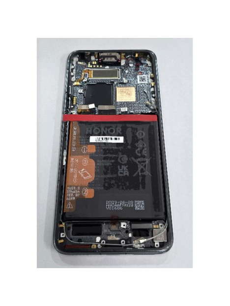 Pantalla para Honor Magic 5 Pro mas tactil negro con marco negro 0235AFDG Service Pack