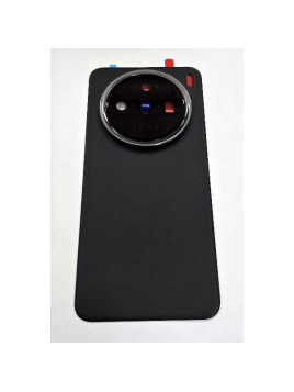 Tapa trasera o tapa bateria negra para Vivo X200 5G con cubierta de camara