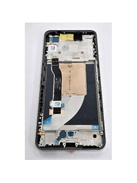 Pantalla para ZTE Nubia Neo 3 GT 5G mas tactil negro con marco plata calidad premium