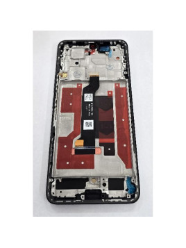 Pantalla para Honor 200 5G mas tactil negro con marco negro compatible Oled