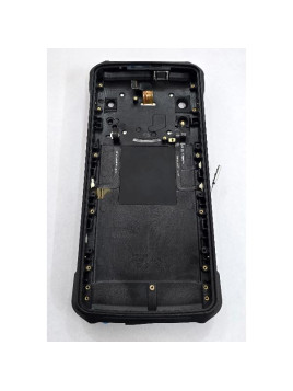 Tapa trasera o tapa bateria negra con pantalla secundaria para Doogee S119