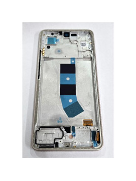 Pantalla para Xiaomi Redmi Note 13 4G 23129RAA4G mas tactil negro marco dorado 56000200N700 Service Pack