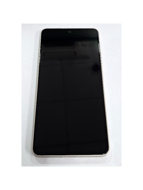 Pantalla para Xiaomi Redmi Note 13 4G 23129RAA4G mas tactil negro marco dorado 56000200N700 Service Pack