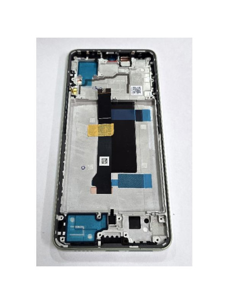 Pantalla para Xiaomi Redmi Note 13 Pro 5G Xiaomi Poco X6 5G mas tactil negro marco verde 56000300N1600 Service Pack