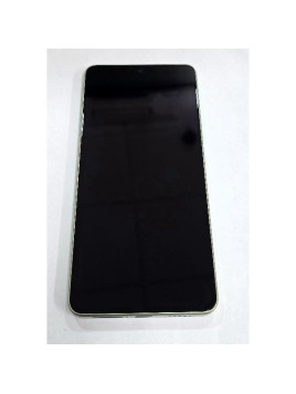 Pantalla para Xiaomi Redmi Note 13 Pro 5G Xiaomi Poco X6 5G mas tactil negro marco verde 56000300N1600 Service Pack