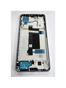 Pantalla para Xiaomi Redmi Note 13 Pro 5G Xiaomi Poco X6 5G mas tactil negro marco morado 5600030N1600 Service Pack