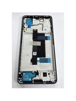Pantalla para Xiaomi Redmi Note 13 Pro 5G Xiaomi Poco X6 5G mas tactil negro marco negro 5600020N1600 Service Pack