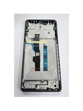 Pantalla para Xiaomi Redmi Note 13 5G 2312DRAABG mas tactil negro marco negro 5600020N1700 Service Pack