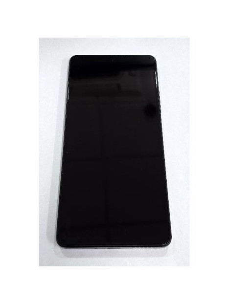 Pantalla para Xiaomi Redmi Note 13 5G 2312DRAABG mas tactil negro marco negro 5600020N1700 Service Pack