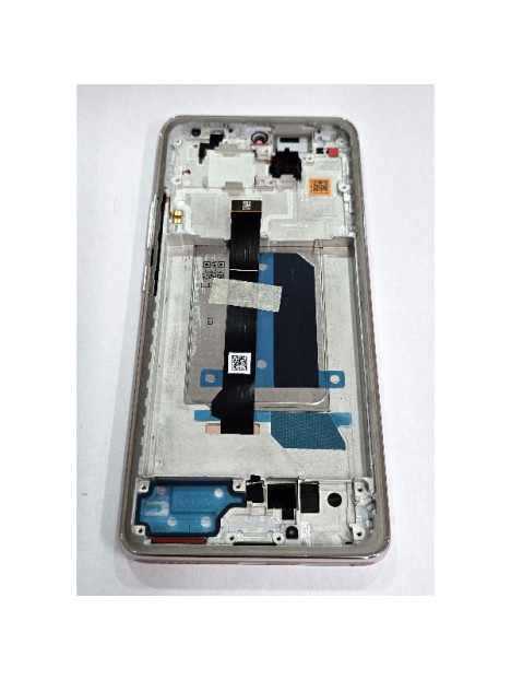 Pantalla para Xiaomi Redmi Note 14 Pro Plus 5G mas tactil negro con marco dorado 5600320O16U00 Service Pack