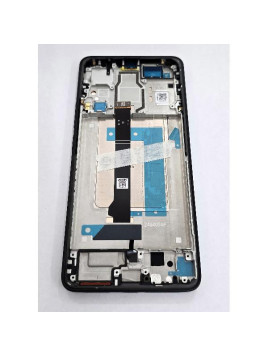 Pantalla para Xiaomi Poco F6 5G 24069PC21G mas tactil negro con marco negro 5600040N16T00 Service Pack