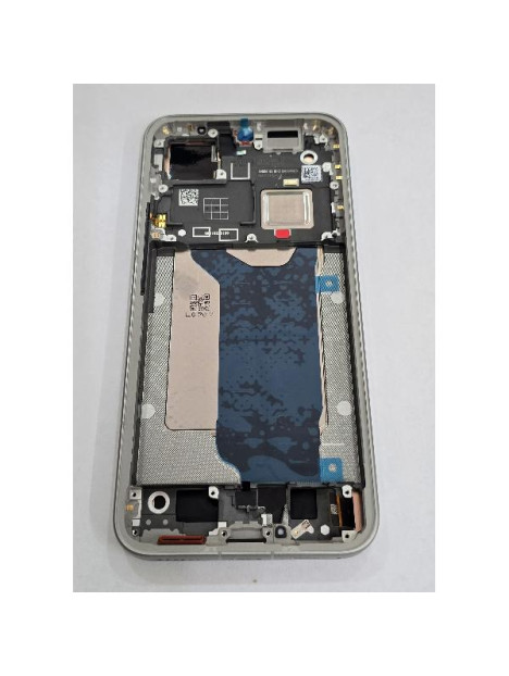 Pantalla para Xiaomi 15T Pro 5G 2506BPN68G mas tactil negro marco plata titanio 5600050O12U00 Service Pack