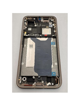 Pantalla para Xiaomi 15T Pro 5G 2506BPN68G mas tactil negro con marco marron 5600060O12U00 Service Pack