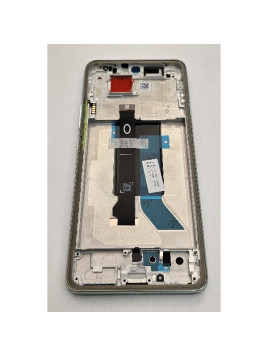 Pantalla para Xiaomi Poco X7 5G 24095PCADG mas tactil negro con marco verde 5600020O16P00 Service Pack