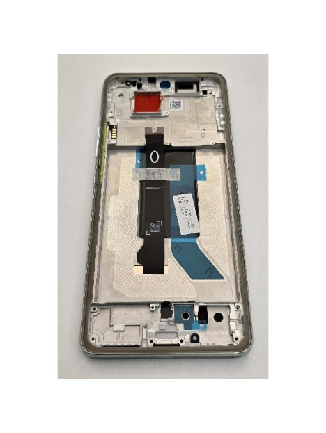 Pantalla para Xiaomi Poco X7 5G 24095PCADG mas tactil negro con marco verde 5600020O16P00 Service Pack