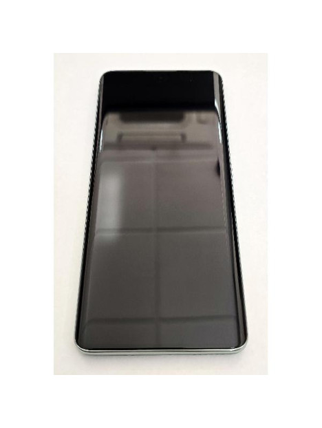 Pantalla para Xiaomi Poco X7 5G 24095PCADG mas tactil negro con marco verde 5600020O16P00 Service Pack