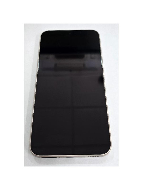 Pantalla para Xiaomi 15T 5G 25069PTEBG mas tactil negro con marco dorado 5600030O12A00 Service Pack