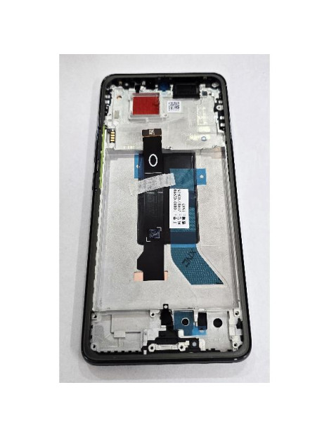 Pantalla para Xiaomi Poco X7 5G 24095PCADG mas tactil negro marco negro 5600010O16P00 Service Pack