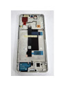 Pantalla para Xiaomi Poco X6 5G mas tactil negro marco blanco 560001N16P00 Service Pack