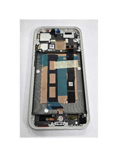 Pantalla para Xiaomi Poco F8 Pro 5G mas tactil negro con marco plata 56000200P1100 Service Pack