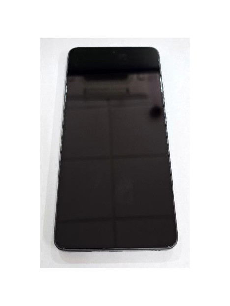 Pantalla para Xiaomi Poco F7 Pro 5G mas tactil negro marco negro 56002300O1100 Service Pack