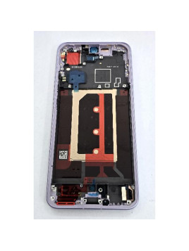 Pantalla para Oppo Reno 13 Pro CPH2697 mas tactil negro con marco morado 621029000383 Service Pack