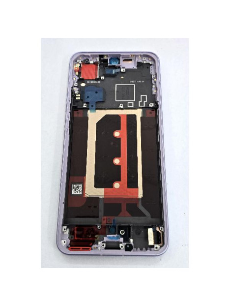 Pantalla para Oppo Reno 13 Pro CPH2697 mas tactil negro con marco morado 621029000383 Service Pack