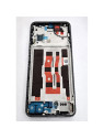 Pantalla para Oppo Reno 12 5G CPH2625 mas tactil negro con marco plata 621029000232 Service Pack