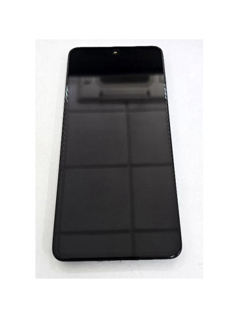 Pantalla para Oppo Reno 12F 5G CPH2637 mas tactil negro con marco negro 621029000258 Service Pack