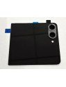 Tapa trasera negra lcd para Samsung Galaxy Z Flip7 F766B GH82-37579A Service Pack