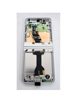 Pantalla para Samsung Galaxy Z Flip 7 FE SM-F761 mas tactil negro con marco blanco GH82-37734B Service Pack