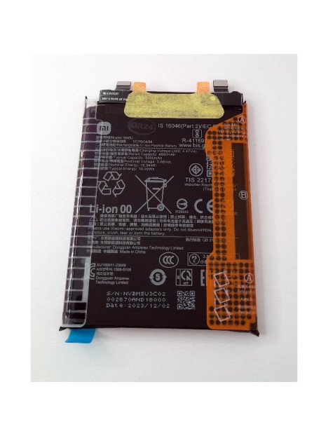 Bateria BM5U 5000mAh para Xiaomi Redmi Note 13 Pro Plus Service Pack