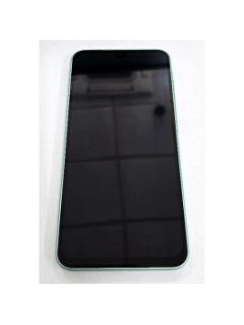 Pantalla para Samsung Galaxy A26 5G A266B mas tactil negro con marco verde GH82-37049C Service Pack