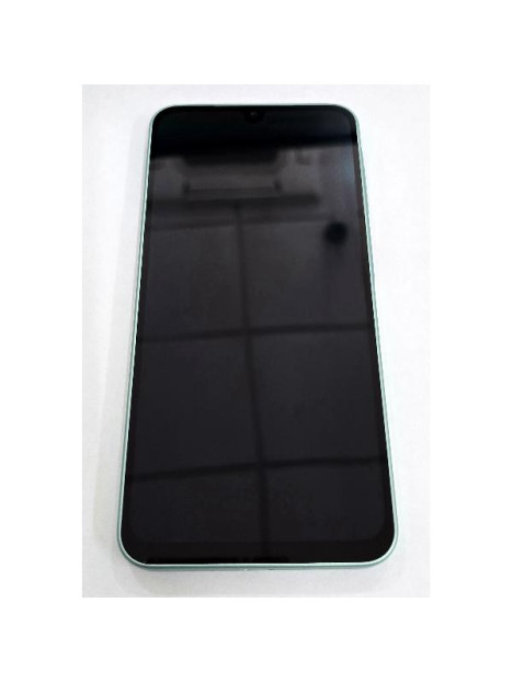 Pantalla para Samsung Galaxy A26 5G A266B mas tactil negro con marco verde GH82-37049C Service Pack