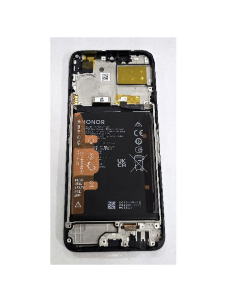 Pantalla para Honor X5 VNA-LX2 mas tactil negro con marco negro y bateria 0235AENL Service Pack