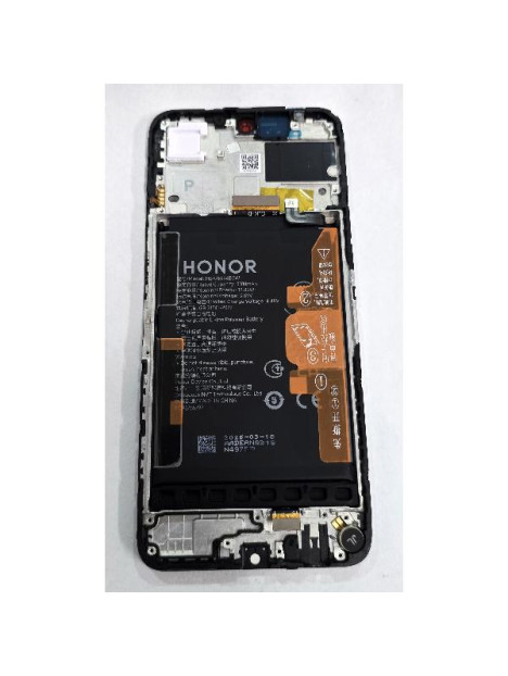 Pantalla para Honor X7C ALT-LX2 Honor 200 Smart ALT-NX1 tactil negro marco negro y bateria 0235ALQQ Service Pack