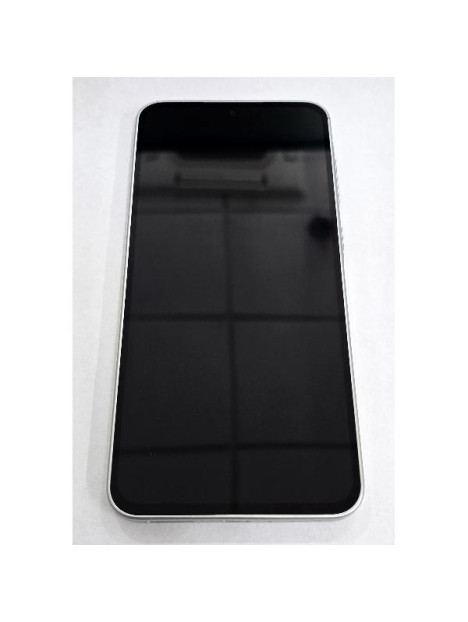 Pantalla para Samsung Galaxy A36 5G A366B mas tactil negro con marco blanco GH82-36841B Service Pack