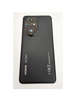 Tapa trasera o tapa bateria negra para Honor 200 Pro con cubierta de camara 0235AKNT Service Pack