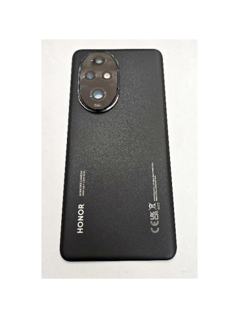 Tapa trasera o tapa bateria negra para Honor 200 Pro con cubierta de camara 0235AKNT Service Pack