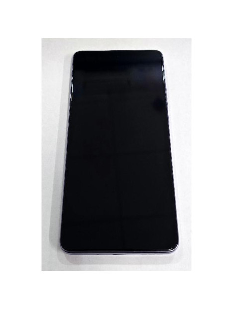 Pantalla para Motorola Moto G86 5G Moto G86 Power 5G mas tactil negro con marco morado calidad premium