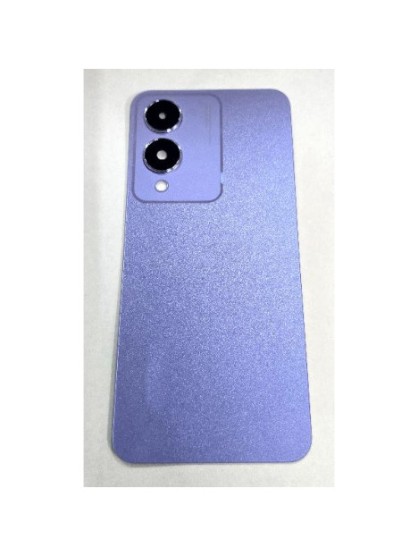 Tapa trasera o tapa bateria morada para Vivo Y17s V2310 con cubierta de camara