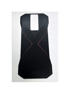 Embellecedor de tapa trasera o tapa bateria negra roja para Doogee Blade 10 Pro Energy