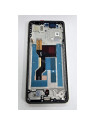 Pantalla para Motorola Moto G86 5G Motorola Moto G86 Power 5G mas tactil negro con marco verde calidad premium