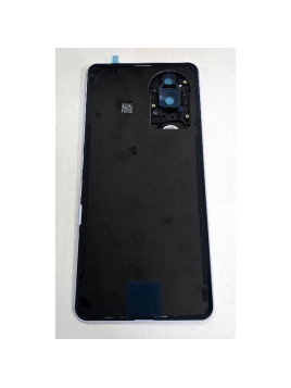 Tapa trasera o tapa bateria morada para Vivo V50 5G con cubierta de camara