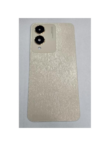 Tapa trasera o tapa bateria dorada para Vivo Y17s con cubierta de camara
