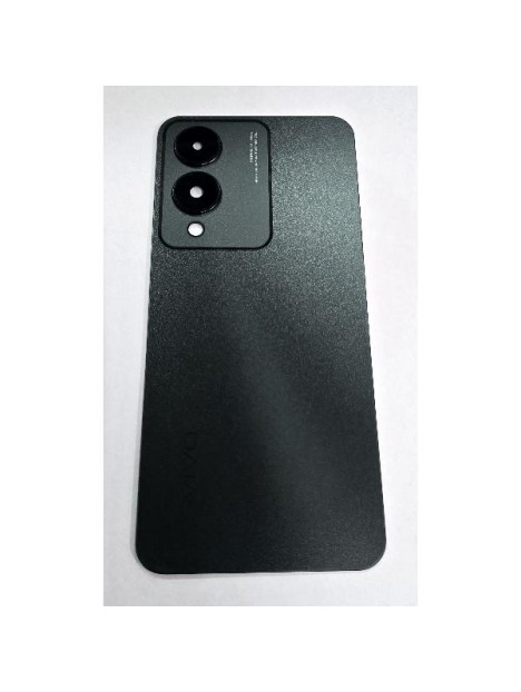 Tapa trasera o tapa bateria verde oscuro para Vivo Y17s con cubierta de camara