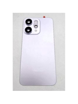 Tapa trasera o tapa bateria morada para Oppo Reno 14 Pro 5G CPH2739 con cubierta de camara