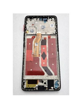 Pantalla para Honor X50 mas tactil negro con marco negro calidad premium